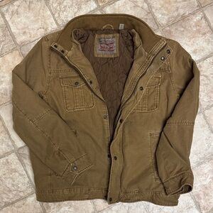 Levi’s Canvas Military Field Jacket XL | Quilted Insulated Workwear Utility Coat